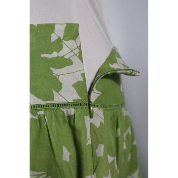 Apt 9 Women's Green & White Floral Print Skirt Size 8 - Picture 4 of 9